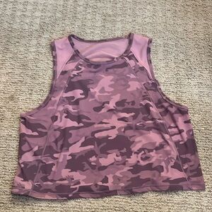 lululemon camo sculpt tank top